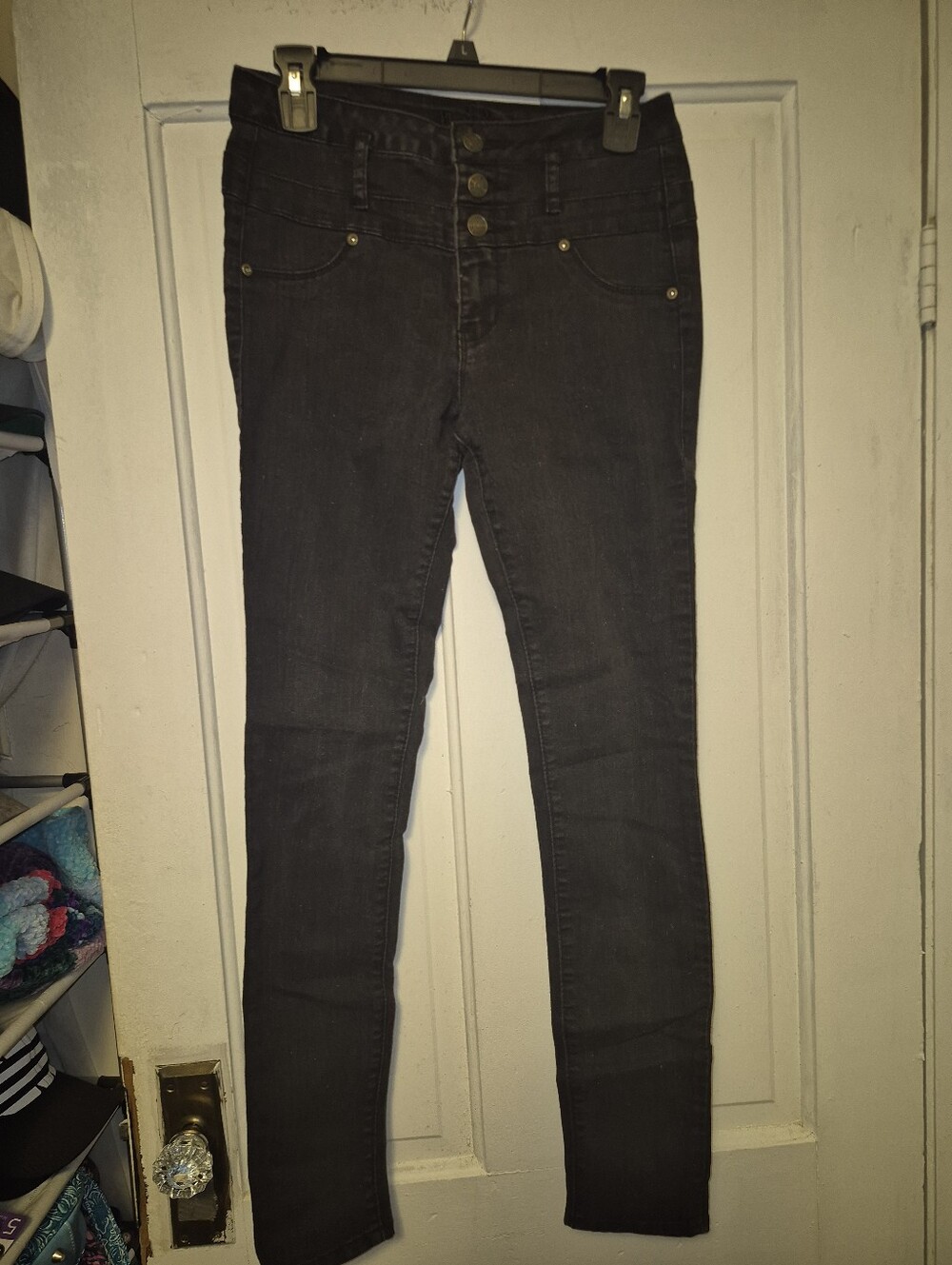Vintage Reign Jskinny Jeans Black